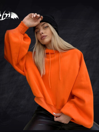 BATM Oversized Hoodie Loose Long Sleeve Casual Streetwear